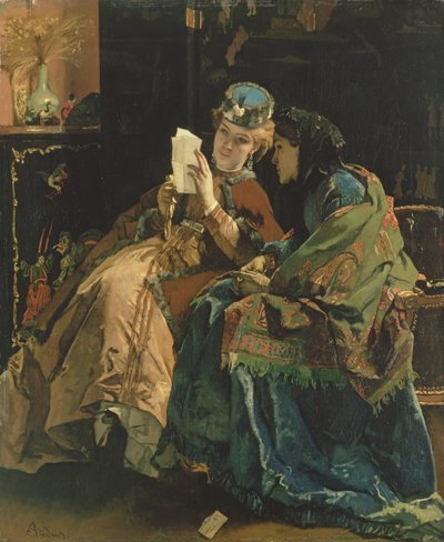 Reading the Letter by Alfred Emile Stevens